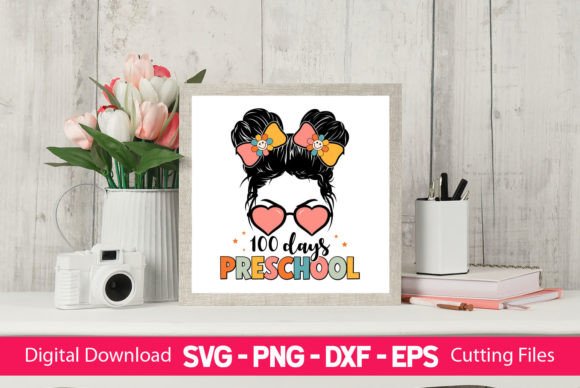 Review: 100 Days Preschool Girls Messy Bun Design