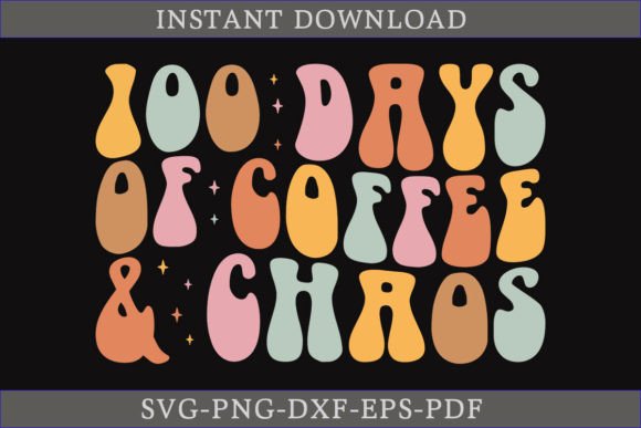 Reviewing 100 Days of Coffee Chaos Retro Shirt Graphics and Crafts